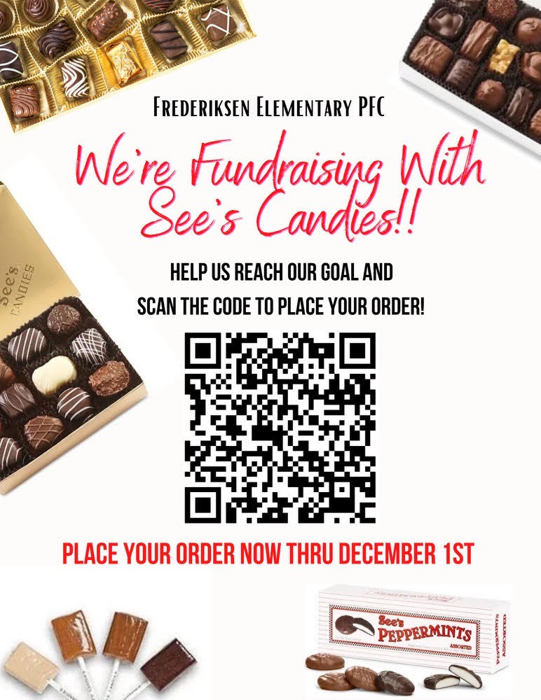 See’s Candies Fundraiser! 11/3-12/1