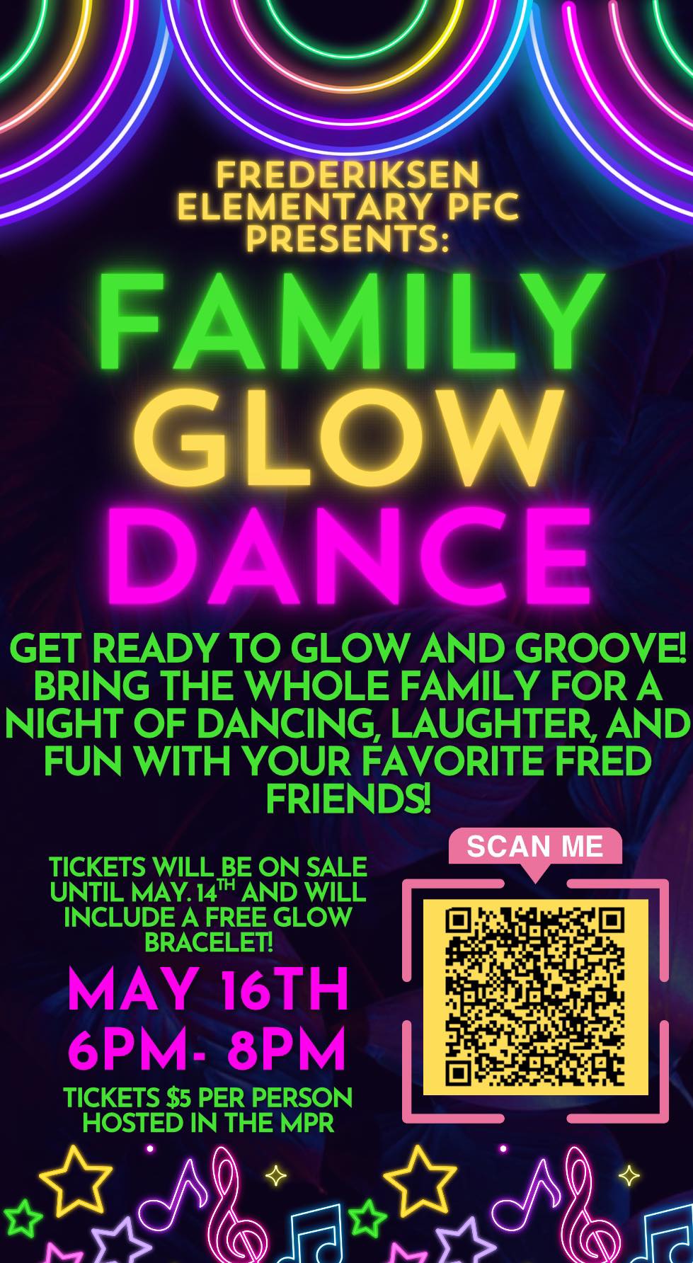 Family Glow Dance!