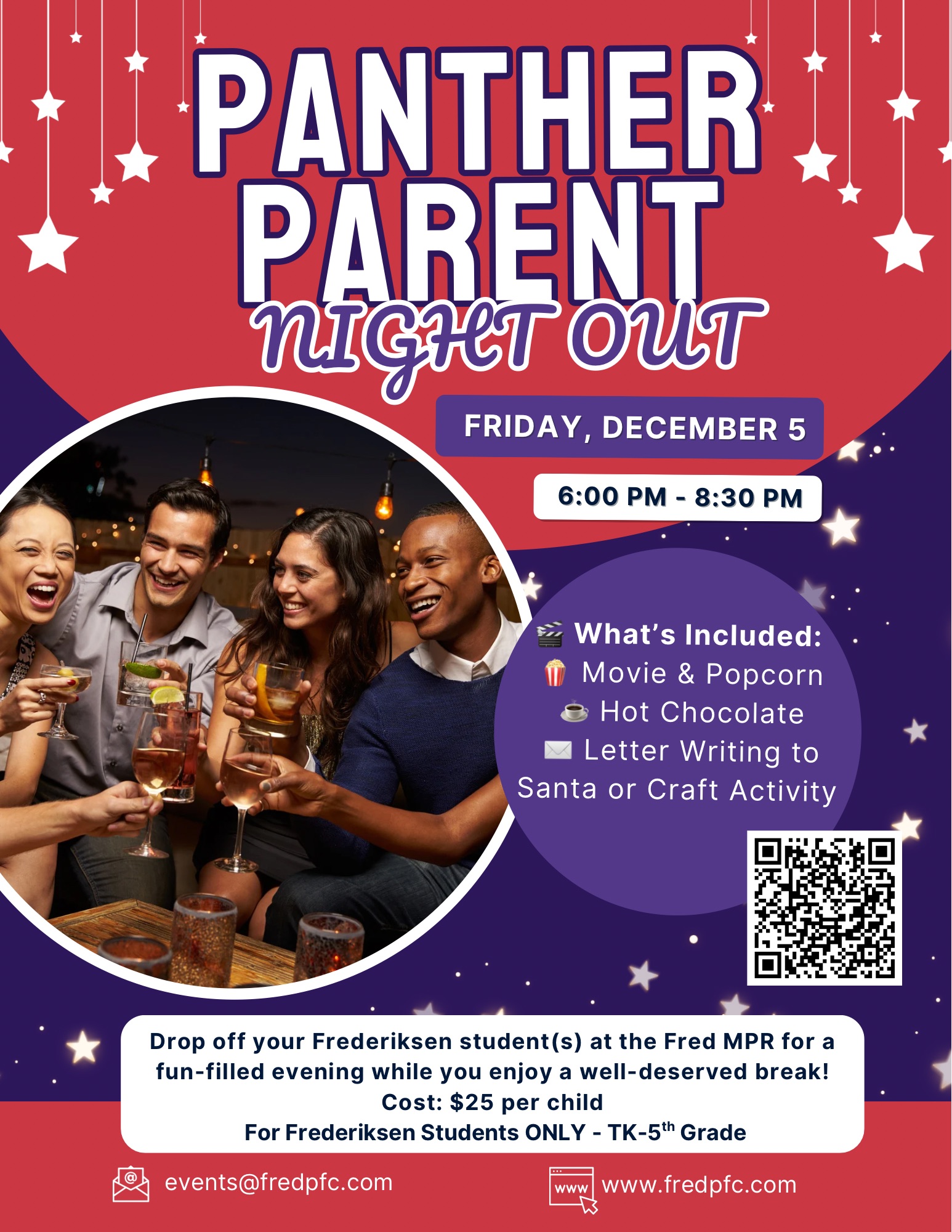 🎉 Panther Parent Night Out! 🎉