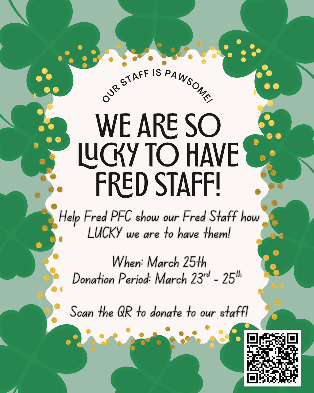 March – Our Staff is PAWsome!